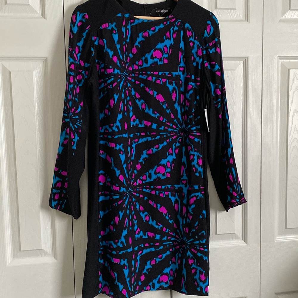 Alice & Trixie Silk Long Sleeve Dress